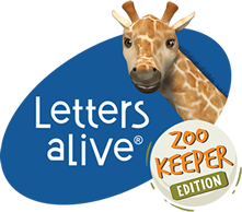 Letters alive Zoo Keeper