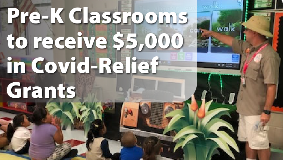 covid relief funds for prek DECAL