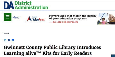 Gwinnett County Public Library Introduces Learning alive