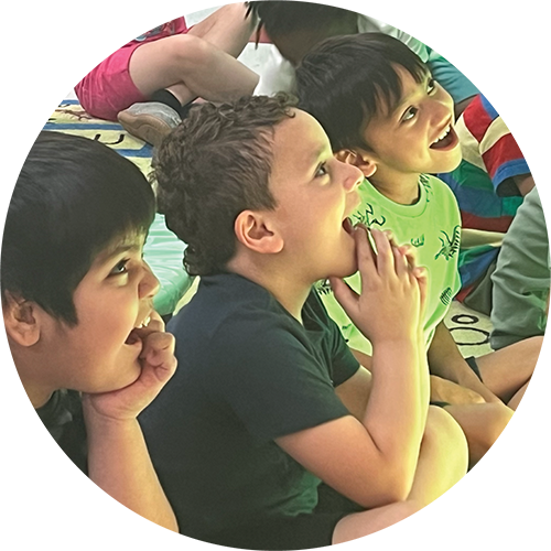 Students engaged in learning