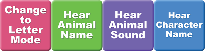 Animal Mode Buttons