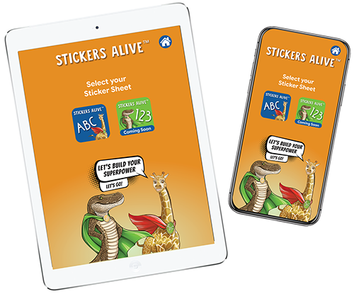 Stickers Alive on Tablet and Mobile